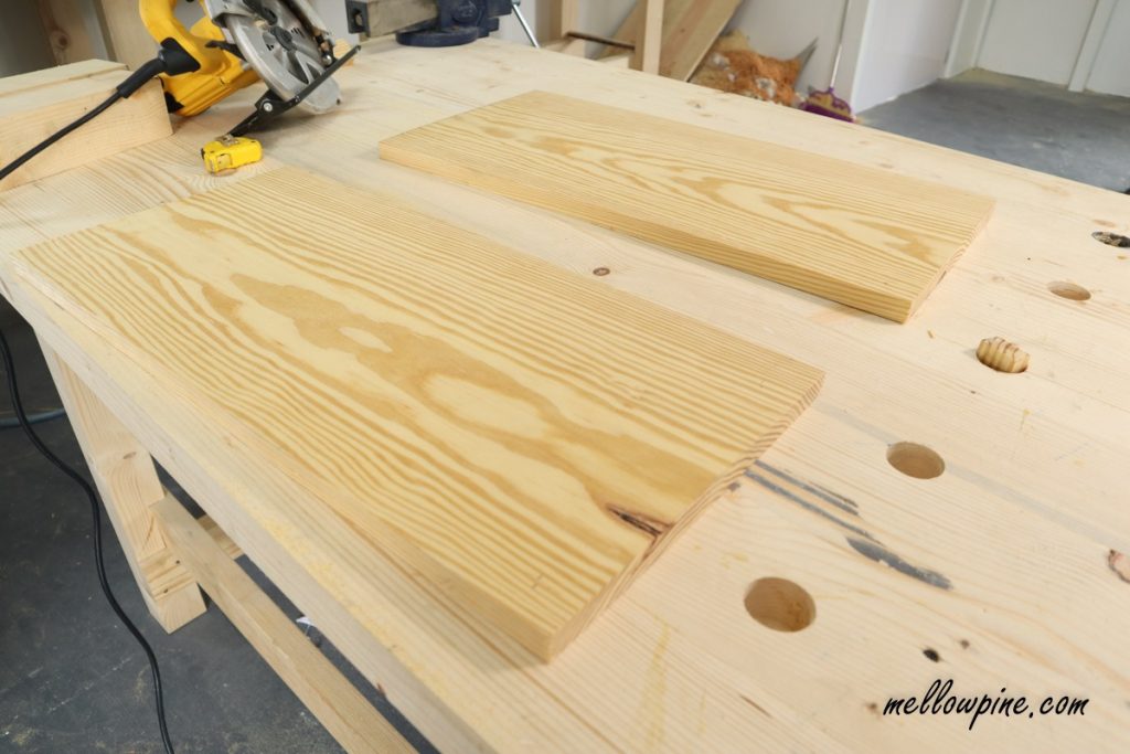 two pine boards