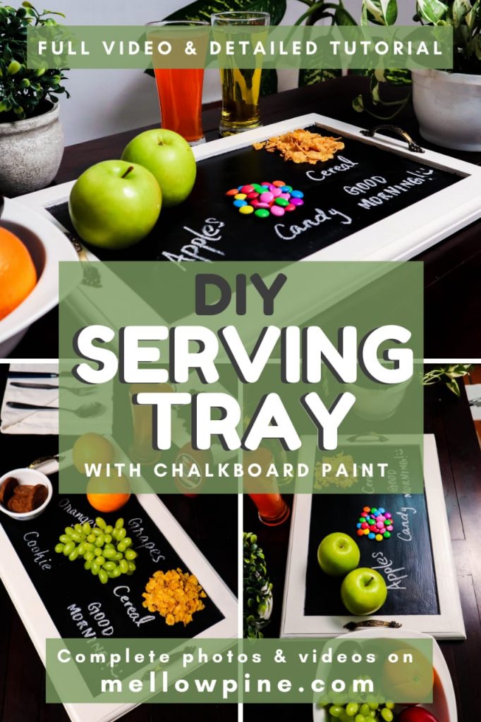 serving tray with handles