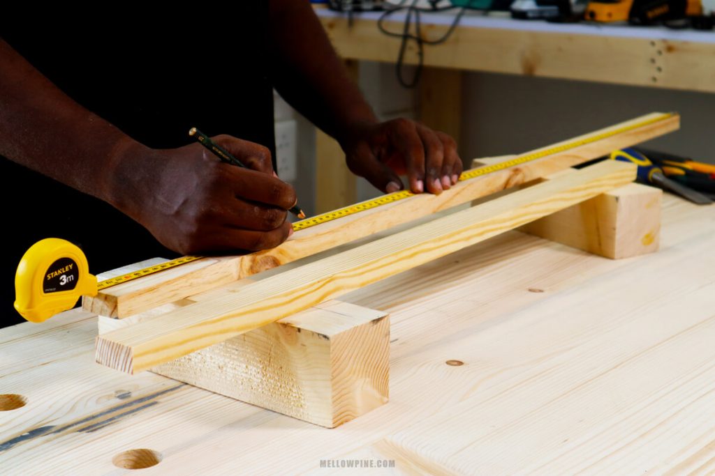 measuring wood
