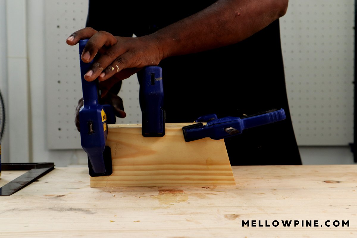 glue up of knife block