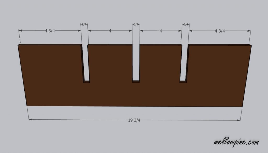 Plan for 19 inch pieces