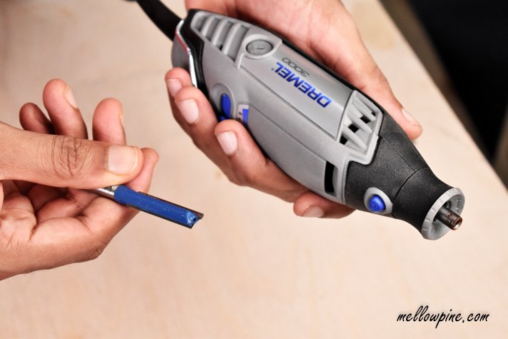 router bit and dremel