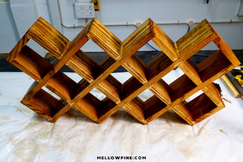 danish oil on spice rack