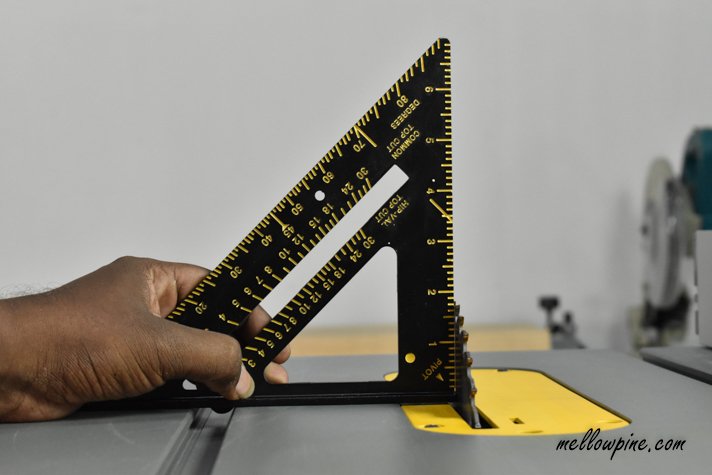 90 degree table saw blade
