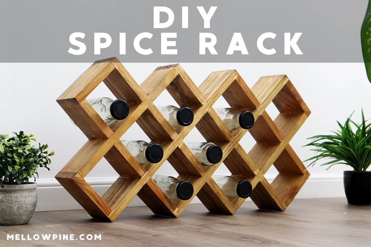 wooden spice rack