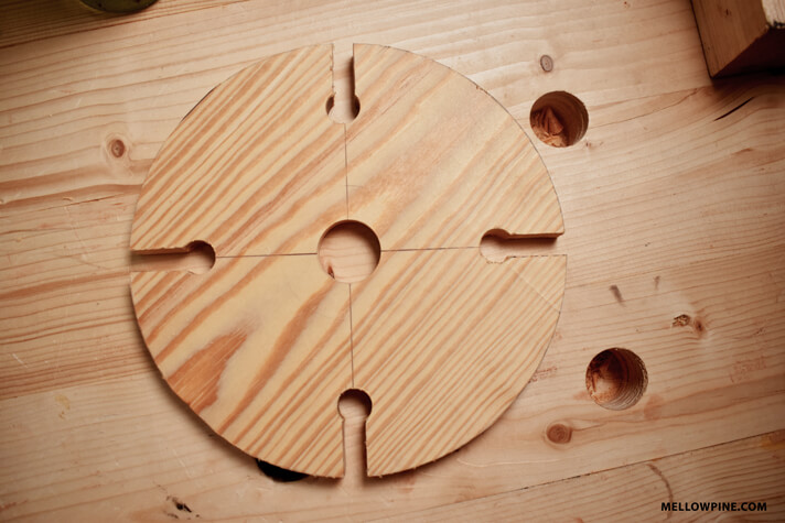 The Wine and Glass Holder ready for staining