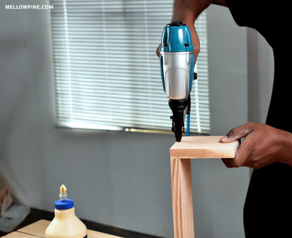 Fixing the Side Piece of the Wine Caddy
