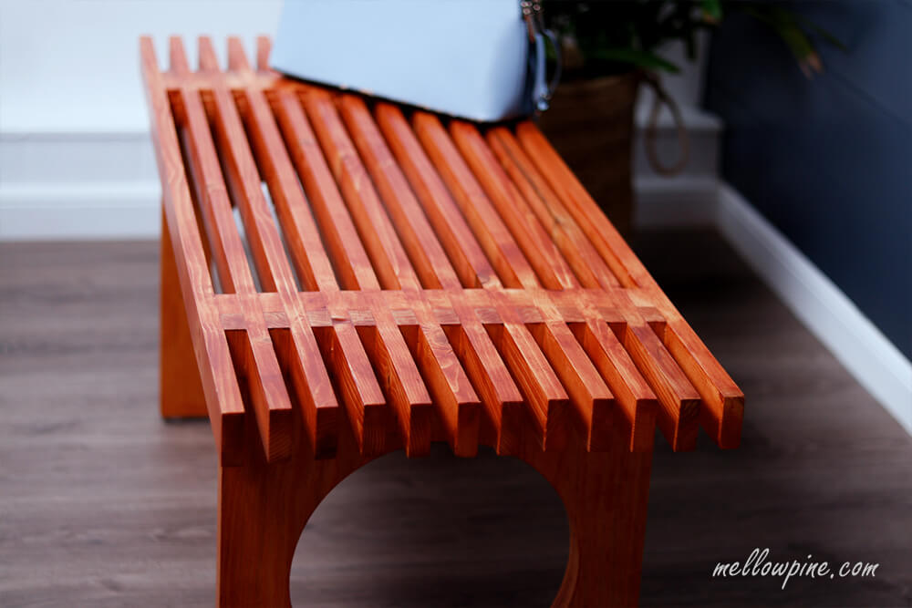 DIY Wooden Indoor Bench