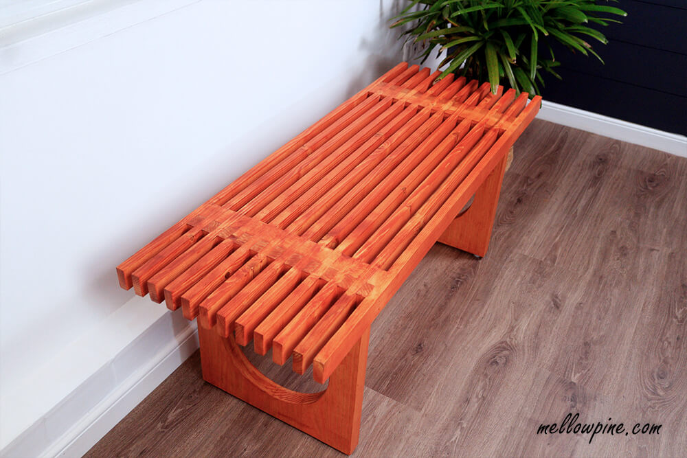 DIY Wooden Indoor Bench