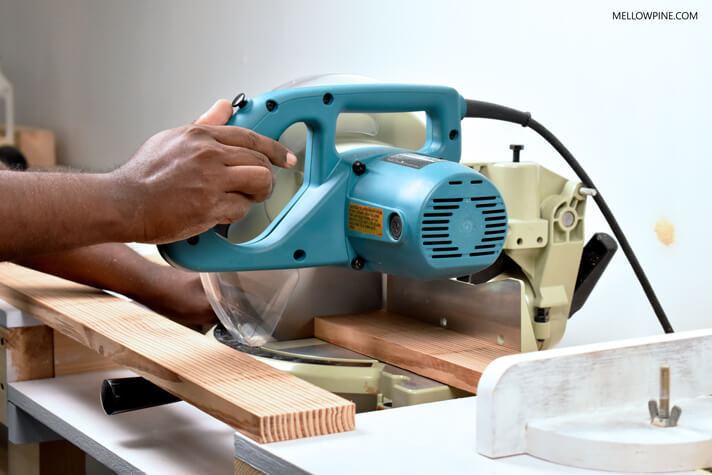 Sizing the pieces for the facing piece
