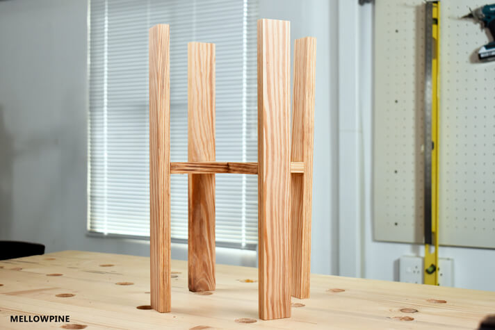 DIY Three Legged Plant Stand