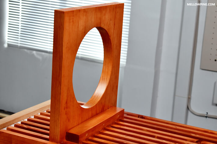 Completed bench