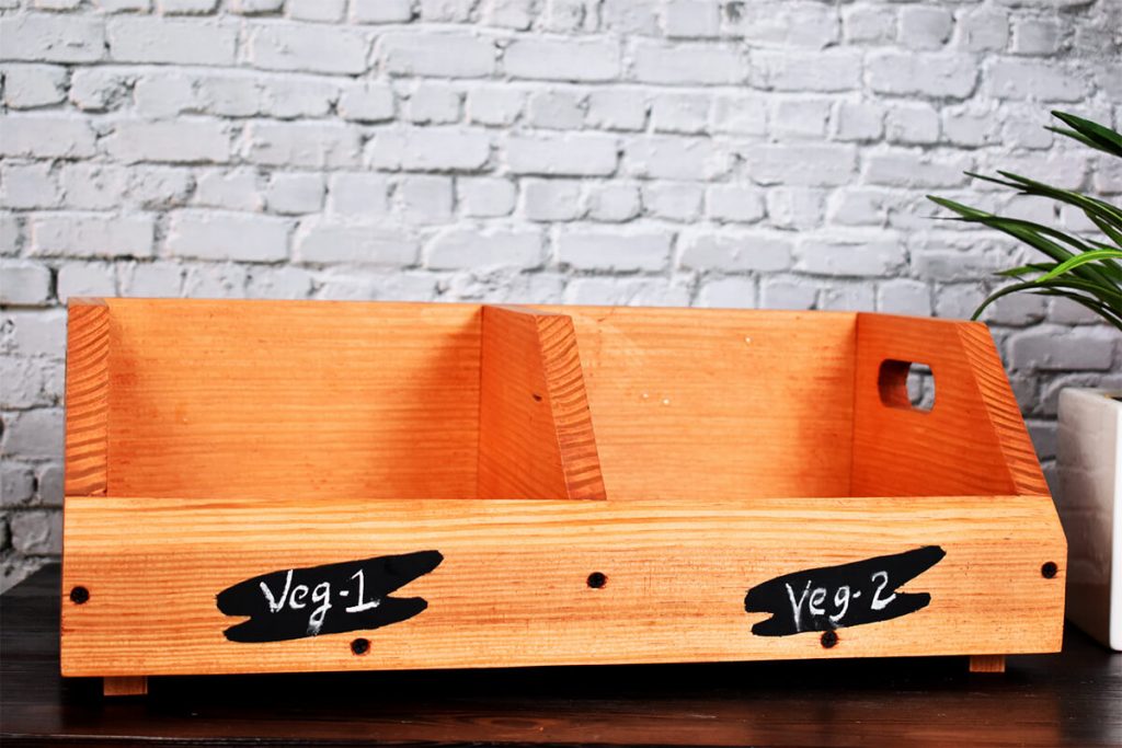 DIY Produce Storage Bin