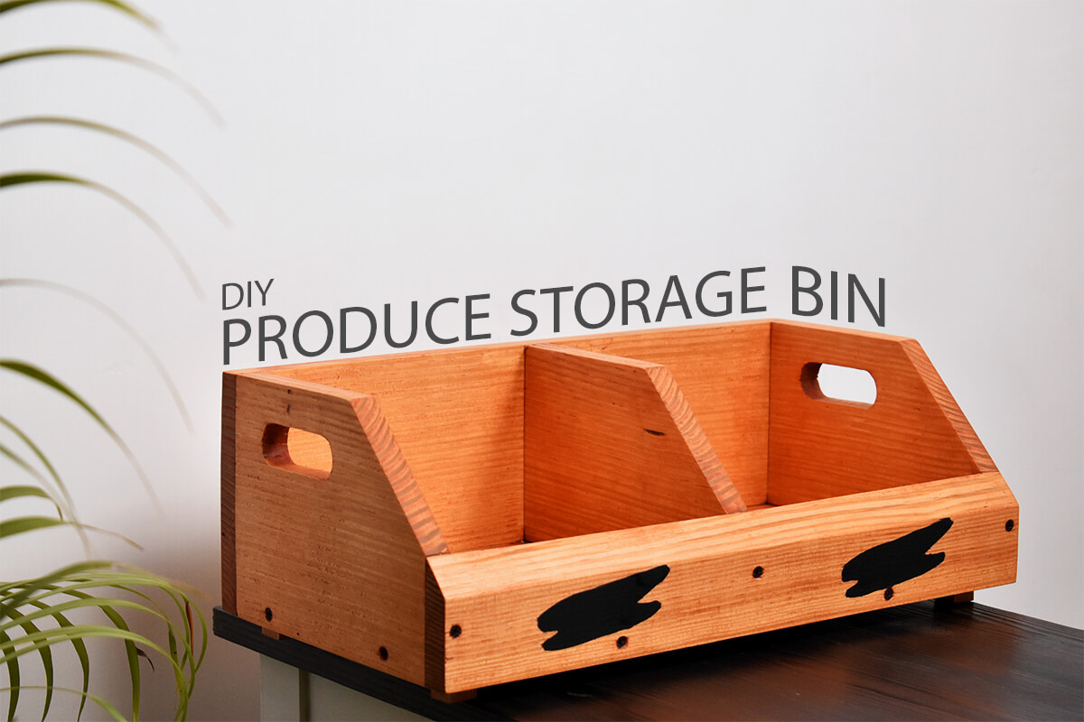 DIY Produce Storage Bin