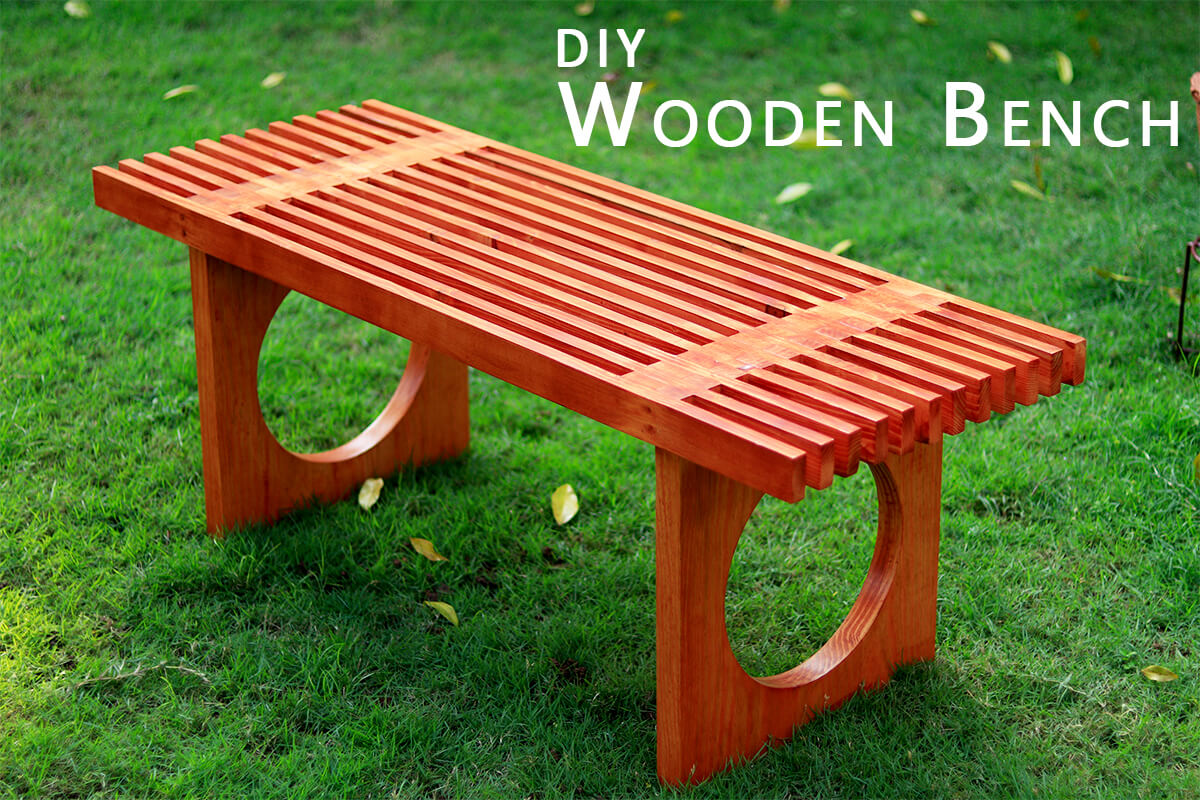 DIY Wooden Indoor Bench