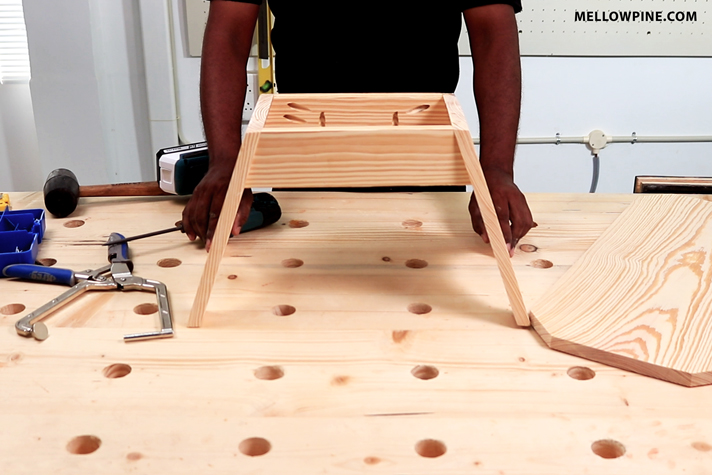 Lower Frame of the Stool Completed