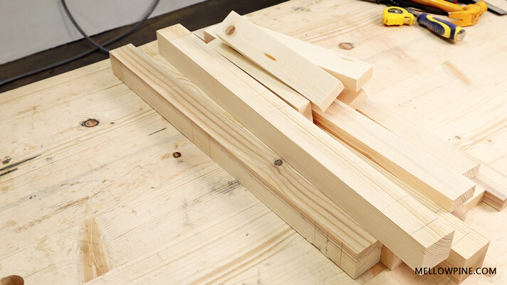 All Pieces ready after sanding