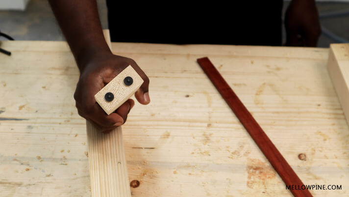 Drill Center inside the dowel hole
