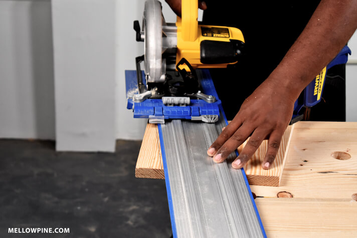 Cutting the triangle piece
