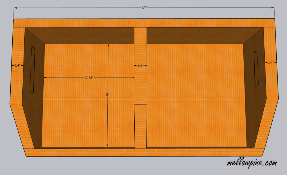 Top View Plan- Produce Bin