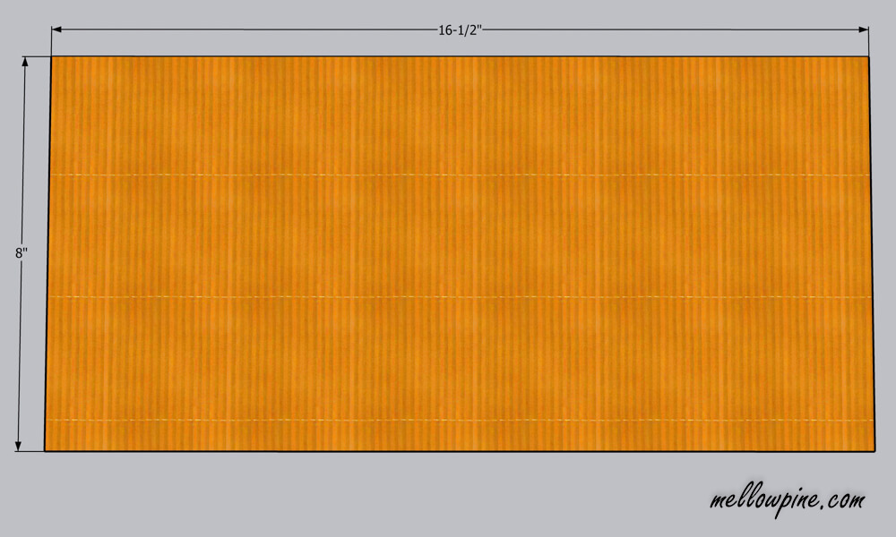 Bottom piece Plan