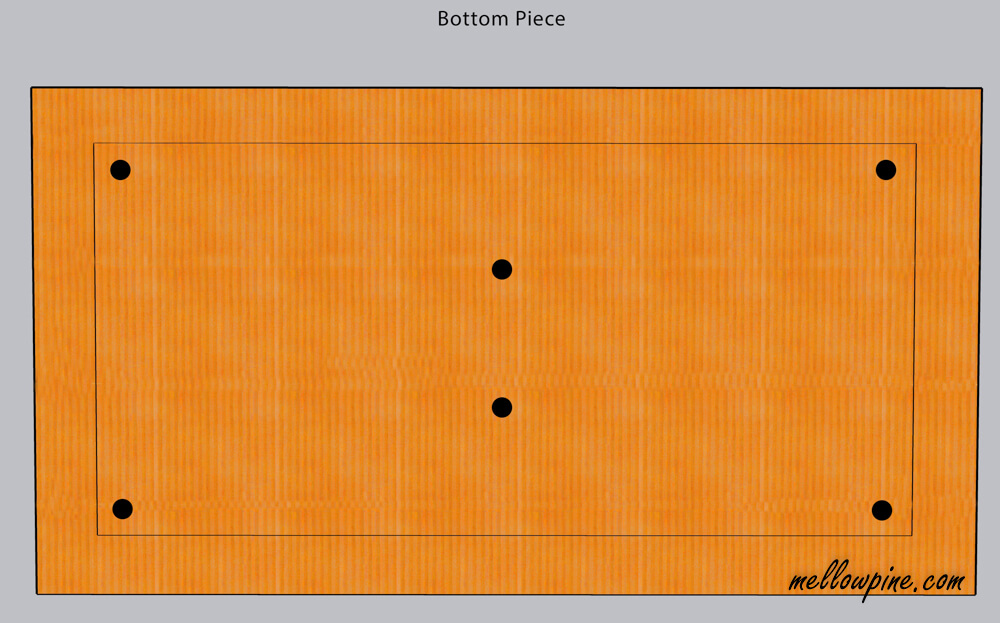 bottom-piece screw locations