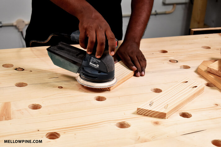 Sanding every piece