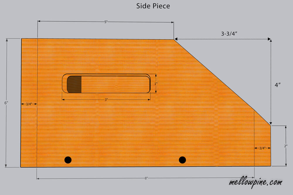 side-piece screw locations