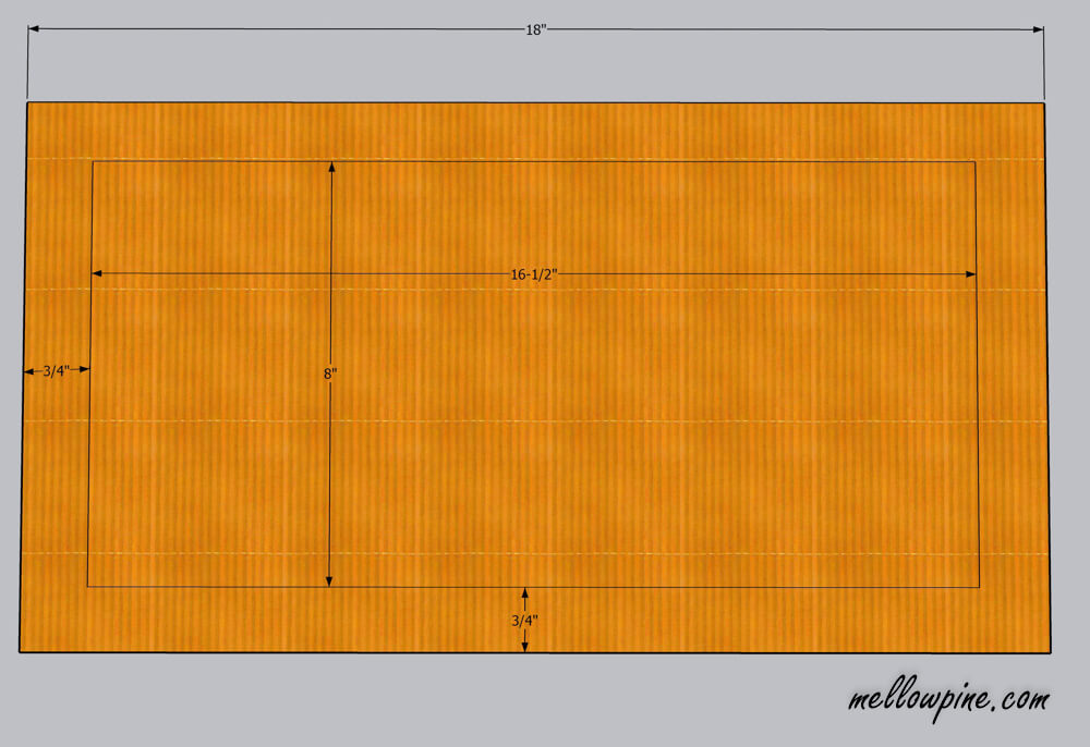 Bottom View Plan- Produce Bin