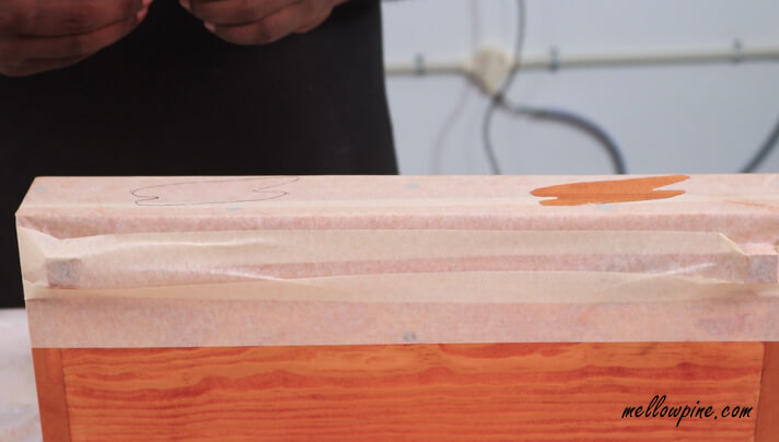 Cutting the label patterna