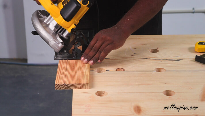 Making the bevel edge on the front piece