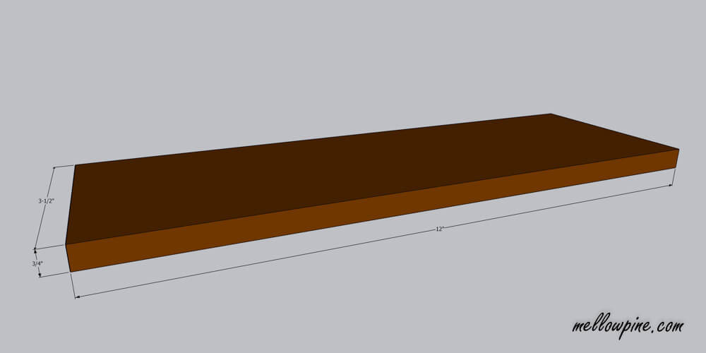 Wine Caddy Base Piece Plan