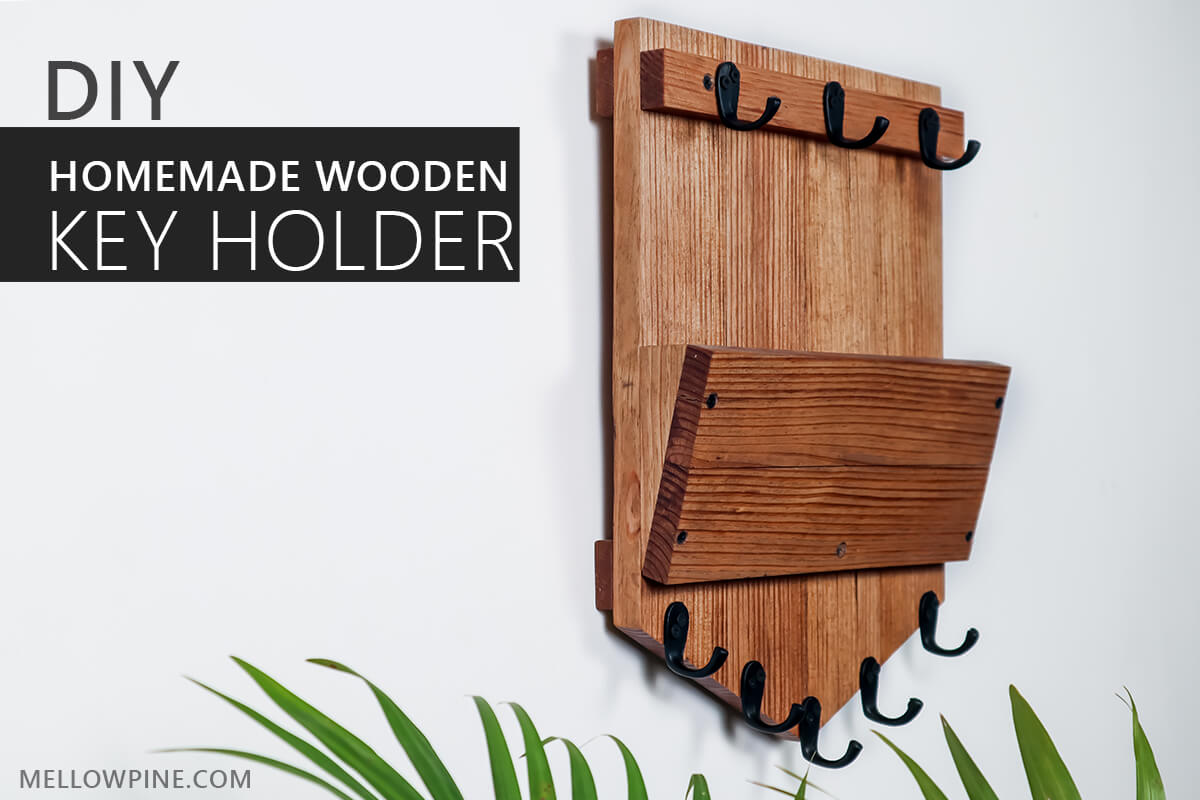 Homemade DIY Wooden Key Holder