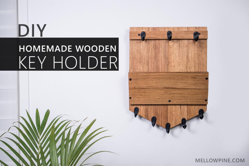 Homemade DIY Wooden Key Holder