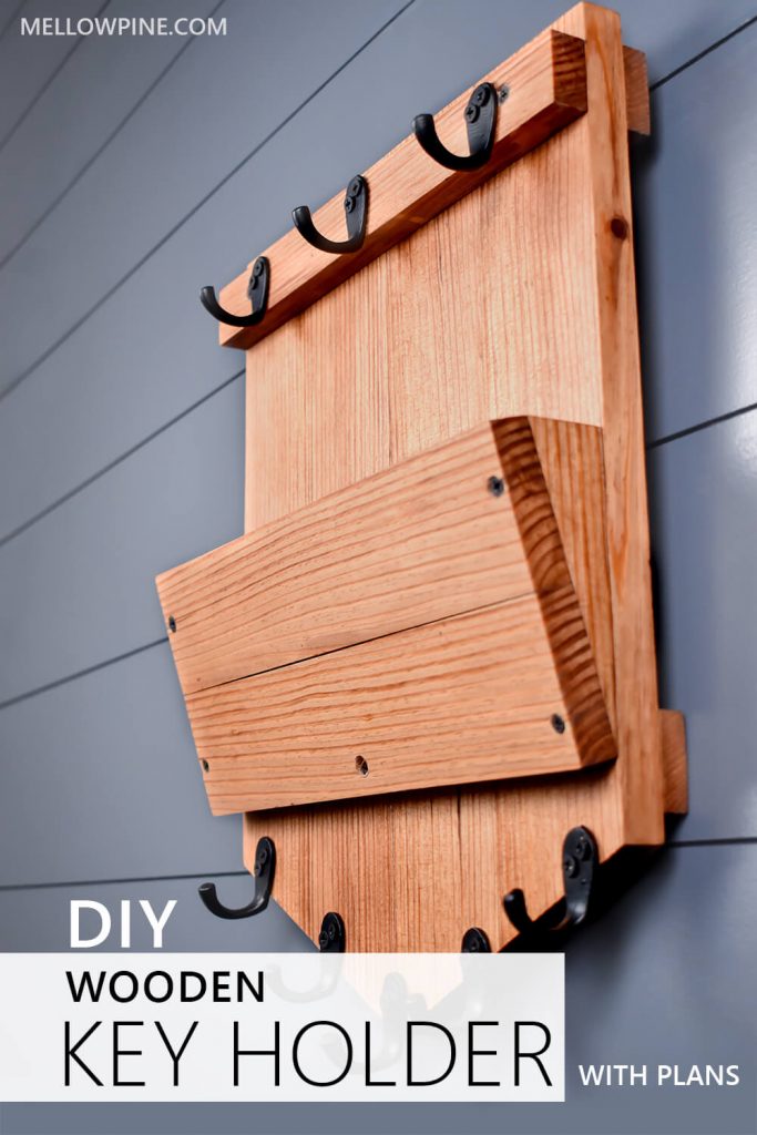 Homemade DIY Wooden Key Holder