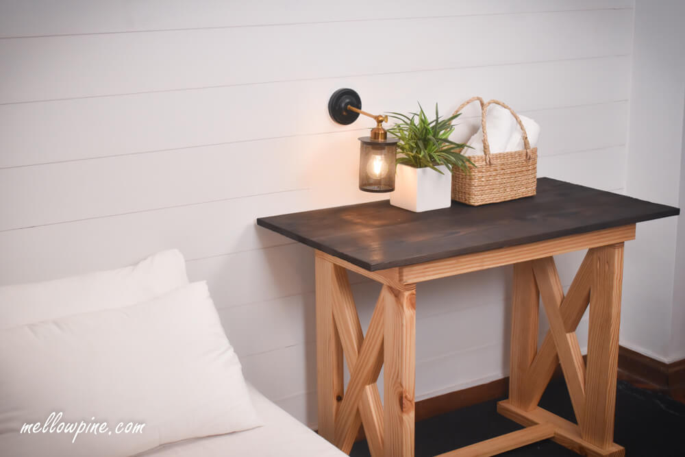 DIY Packable X Brace Desk