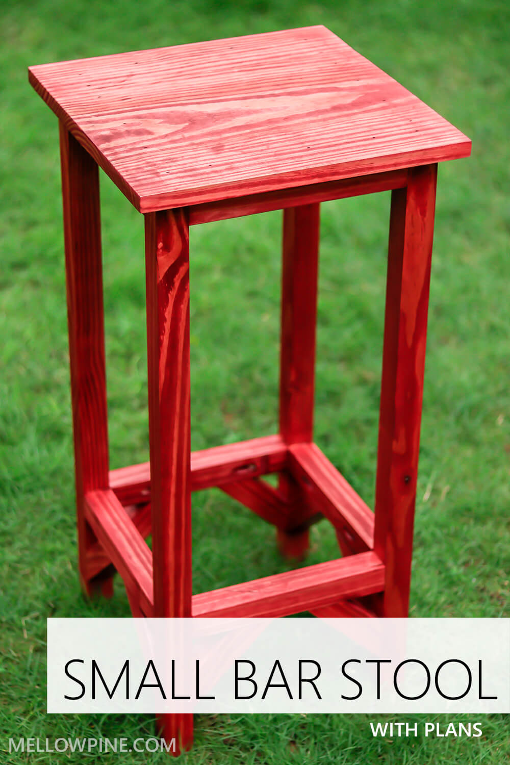 Homemade Bar Stool DIY - MellowPine