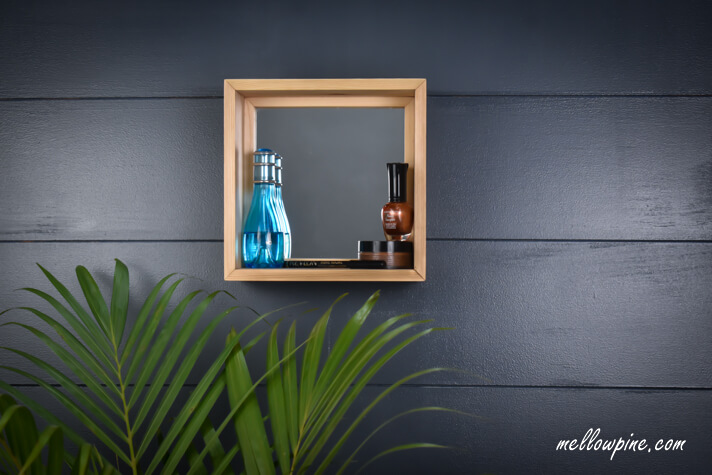 DIY Wall Mounted Box Mirror