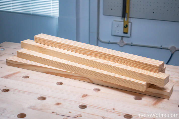 Lumber for making the frame (2 x 3 and 2 x 4 lumber)