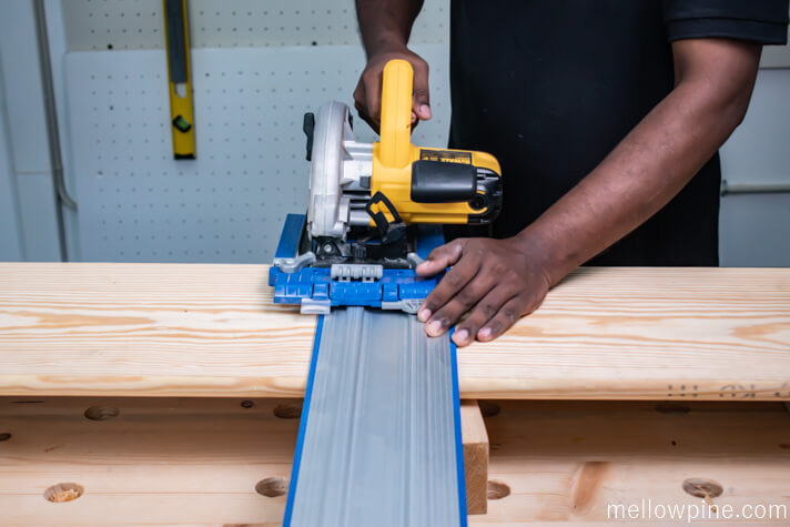 Making the top panel pieces for the desk