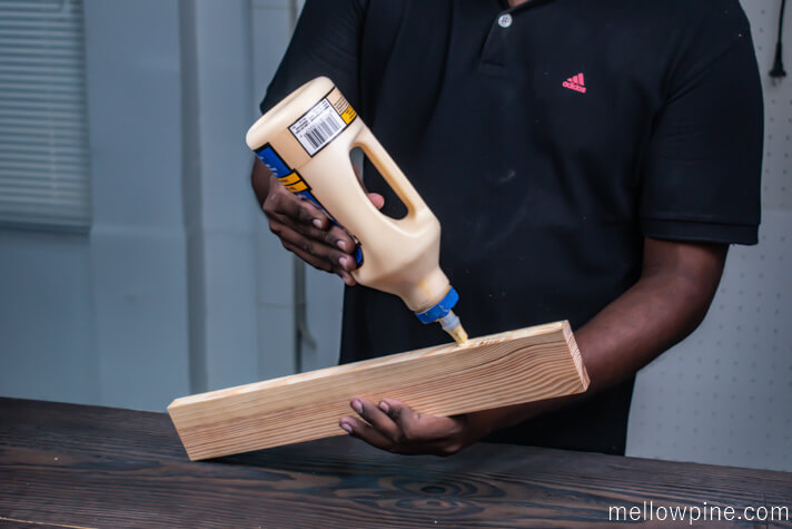 Fixing the shorter pieces of the slot frame