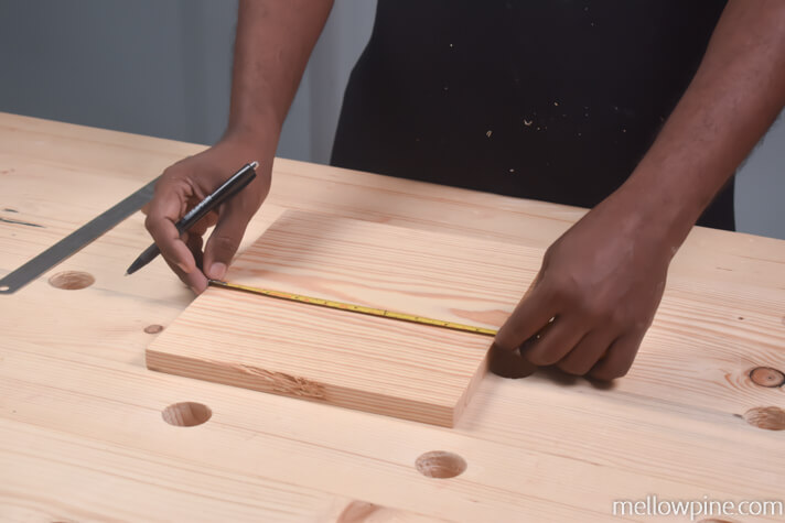 Measuring a 10" x 10" square