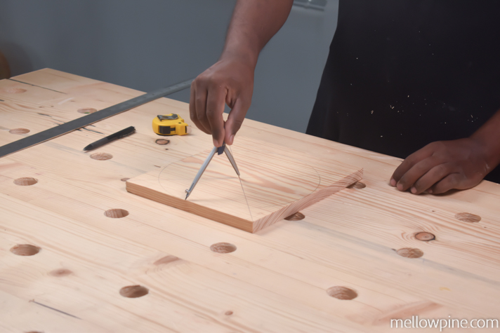 Marking the Circle for the holder