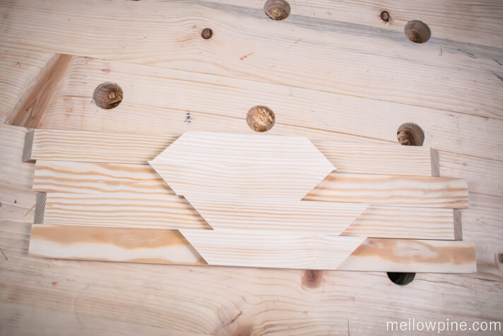 Frame pieces and the double mitered pieces