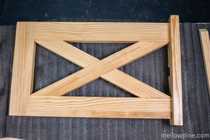 Staining with teak oil