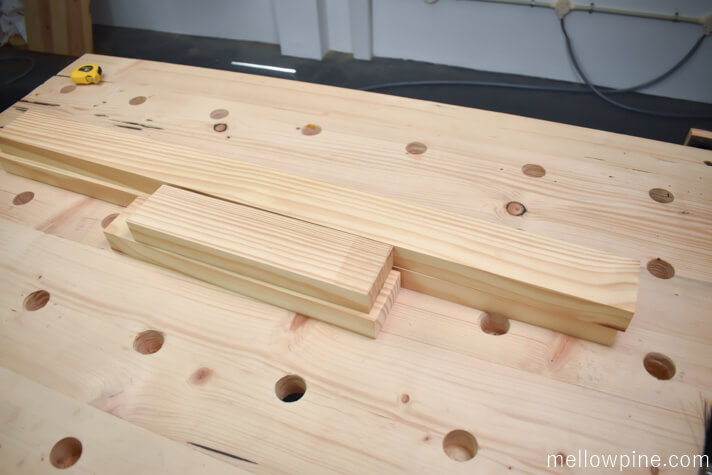 2x4 Lumber for the Easy X Bench