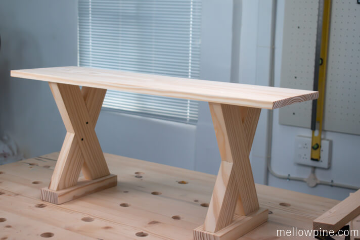 X Bench Ready for Finishing