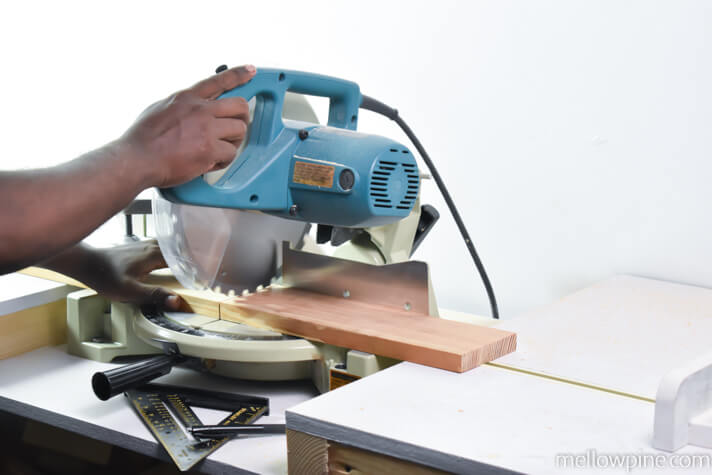 Cutting the Pieces for the Separators, Base and Sides