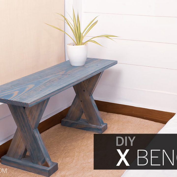 Easy DIY X Bench