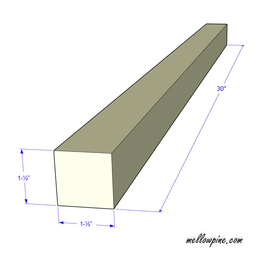 Leg piece plan